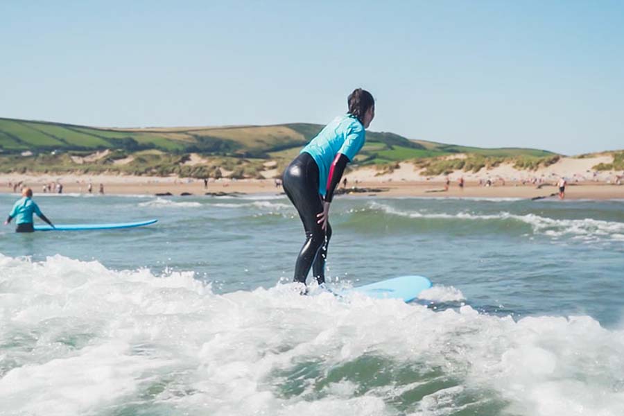 Surfing North Devon